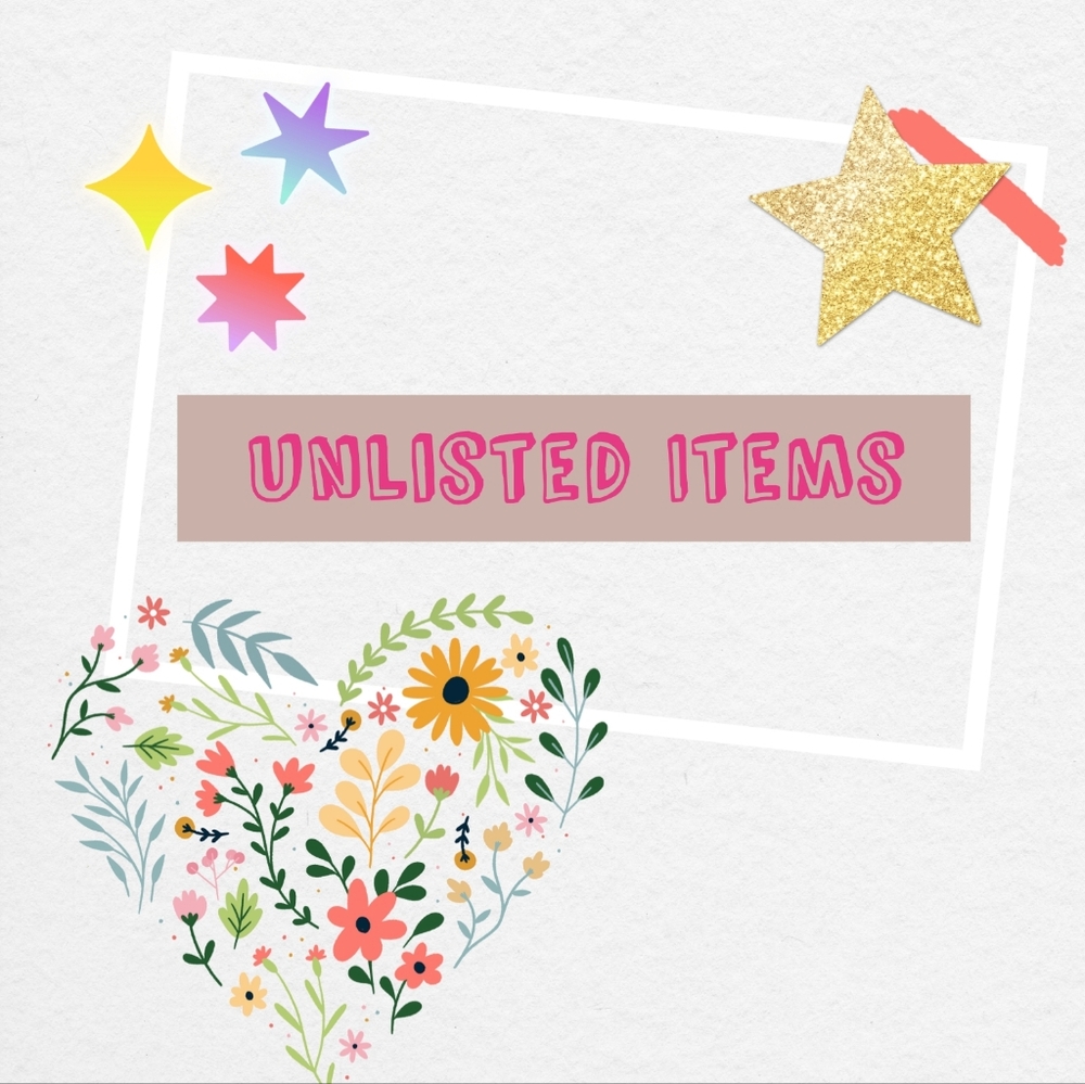 Flyer For My Unlisted Items